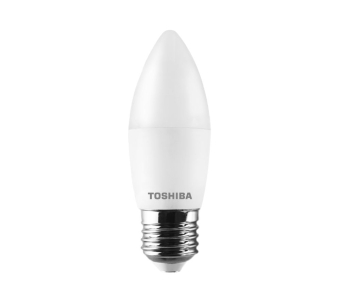 TOSHIBA LED C37 E27 7W 6500K