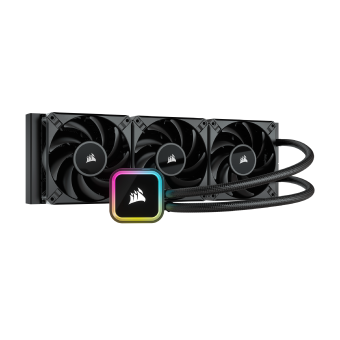 CORSAIR CPU Cooler iCUE H150i Elite RGB 360mm Liquid - Black