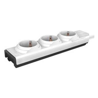 Allocacoc PowerStrip Modular Πολύπριζο 3 Θέσεων 1m Λευκό (10001/PSMDDE)