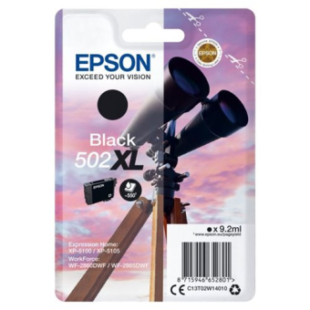 Epson 502XL Μελάνι Εκτυπωτή InkJet Black (C13T02W14010)