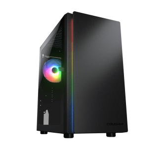 CC-COUGAR Case PURITY RGB Tempered Glass Mini, Micro ATX Black