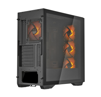 CC-COUGAR Case UNIFACE RGB Middle ATX Black USB 3.0