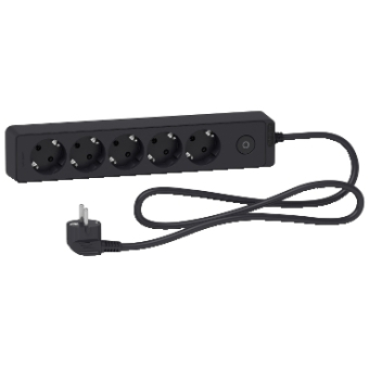 APC Socket ST9451B, 5 Outlets ,1.5m Cable, Anthracite