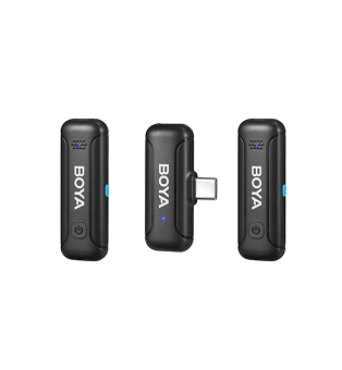 BOYA BY-WM3T-U2 2,4GHz Mobile wireless mic For Android USB-C (2 transmitters, two person vlog)