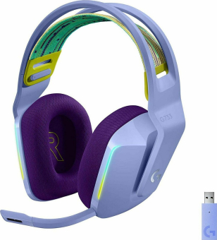 LOGITECH Wireless Headset Gaming G733 LightSpeed Lilac