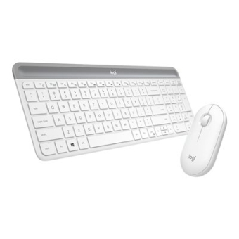 LOGITECH Keyboard/Mouse Wireless MK470 White