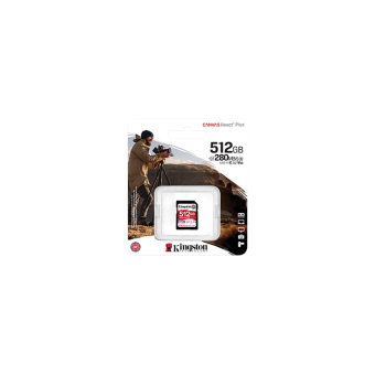 KINGSTON Memory Card Secure Digital SDR2V6/512GB Canvas React Plus V60 SD