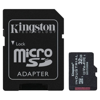 KINGSTON Memory Card Industrial microSD SDCIT2/32GB, UHS-I, U3, V30, A1