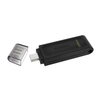 KINGSTON USB Type-C Flash DataTraveler USB 3.2 Black (DT70/128GB)