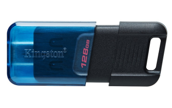 KINGSTON USB Stick Data Traveler DT80M/64GB, USB 3.2 Type-C, Blue/Black