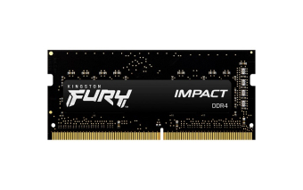 KINGSTON Memory KF426S15IBK2/16,FURY Impact DDR4 SODIMM, 2666MT/s, 16GB, Kit of 2