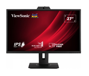 VIEWSONIC Monitor VG2440V 23.8'' IPS, ERGONOMIC, HDMI, DP, Speakers, Webcam