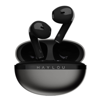 Haylou X1 2023 Black - Bluetooth TWS Semi-Ear Earbuds Bt 5.3 12mm dynamic coil 24h IPX4 Waterproof