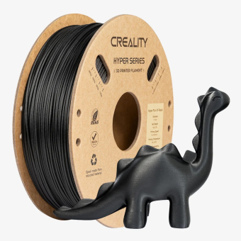 Creality3D Hyper PLA-CF Carbon Fiber 3D Printer Filament, 1.75mm 1kg Black (3301060015)