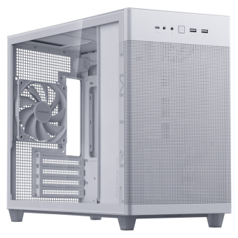 ASUS CASE Prime AP201 Tempered Glass MicroATX White