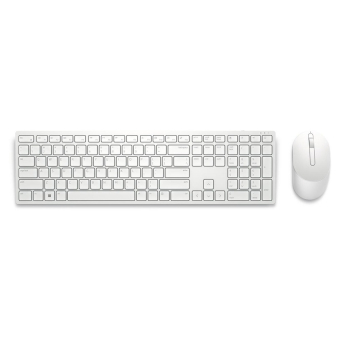 DELL Pro Keyboard & Mouse KM5221W Greek Wireless WHITE