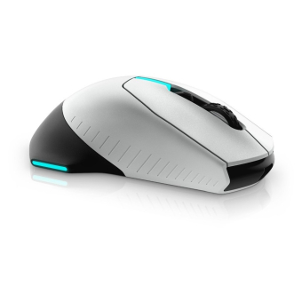 DELL Alienware Wired/Wireless Gaming Mouse - AW610M - Lunar Light