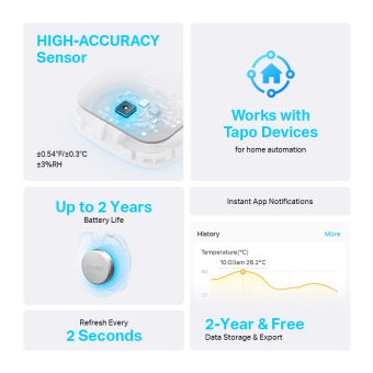 TP-LINK Smart Sensor Tapo T310 Temperature & Humidity