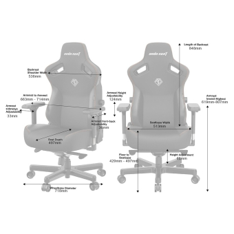 ANDA SEAT Gaming Chair KAISER-3 Large Black