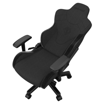 ANDA SEAT Gaming Chair T-PRO II Black FABRIC with Alcantara Stripes