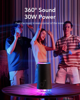 ANKER Soundcore Glow Portable Bluetooth Speaker 30W