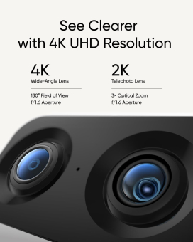 ANKER Eufy Securty Camera S350 Pan Tilt 4k Indoor