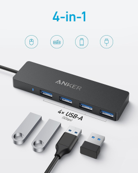 ANKER HUB USB Type-C 4 in 1 (A8309G11)