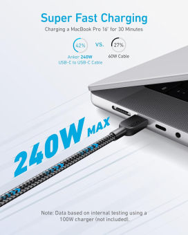 ANKER 310 USB-C to USB-C 240W 0.9m