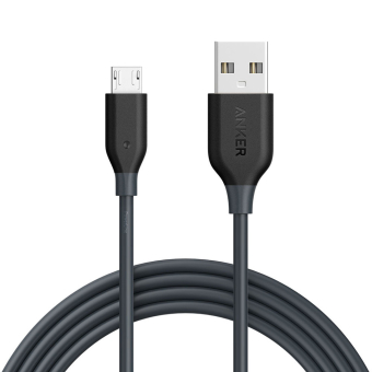 ANKER Cable Micro USB to USB-A 2.0 Powerline 1.8M, Black (A8133G11)