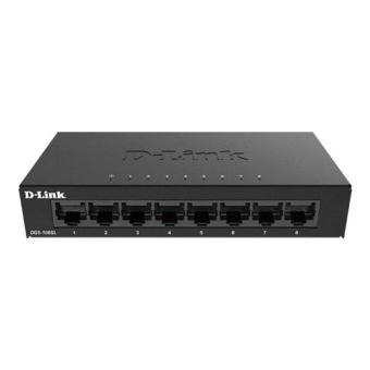 D-Link DGS-108GL Network Switch 8-Port Gigabit Unmanaged