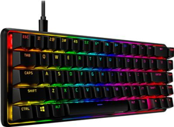 HP HyperX Alloy Origins 65 - Mechanical Gaming - HX Aqua (US Layout) keyboard USB US English Black