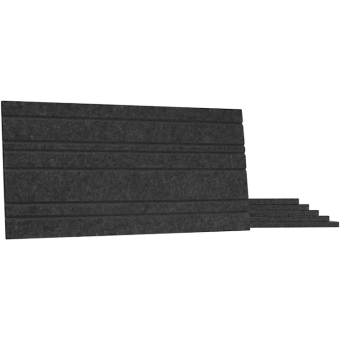 Streamplify ACOUSTIC PANEL - 6 Pack, grey 60x30cm, 12mm -20db noise reduction