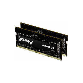 KINGSTON Memory KF426S15IBK2/16,FURY Impact DDR4 SODIMM, 2666MT/s, 16GB, Kit of 2