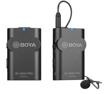 BOYA BY-WM4 pro-K1 wireless mic 2.4G Wireless Mic System 1+1