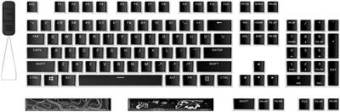 HP HyperX Pudding Keycaps 2 - Full Key Set - PBT - Black (US Layout)