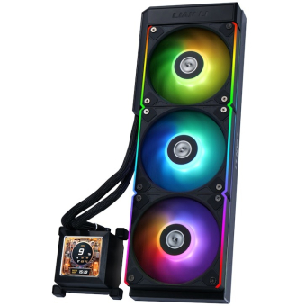 Lian Li HydroShift LCD 360 TL fan Black  - AIO GPU Liquid Cooler  with TL LCD Fans