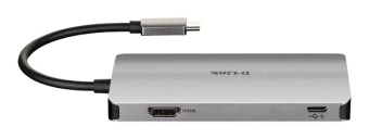 D-LINK DUB-M610 6-IN-1 USB-C HUB HDMI,READER, PD