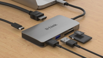 D-LINK DUB-M610 6-IN-1 USB-C HUB HDMI,READER, PD