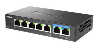 D-LINK DMS-107 7-Port Multi-Gigabit Unmanaged Switch with 2x2.5G