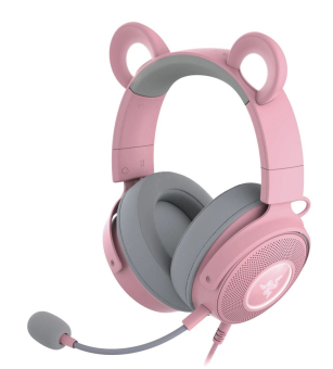 Razer KRAKEN KITTY V2 PRO - Quartz - RGB - USB 7.1 Gaming Headset - Kitty, Bear, Bunny Ears