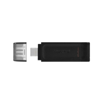 KINGSTON USB Stick Data Traveler DT70/64GB, USB 3.2 Type-C, Black