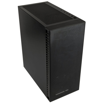 Kolink Observatory HF Mesh PWM Midi Tower Case - Black (with 3x120mm black PWM Fans)