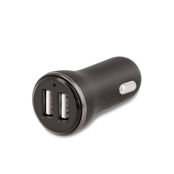 Forever Dual USB Car Charger 2.4A Black (GSM034097)