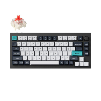 Keychron Q1 Max (Q1M-M1) QMK/VIA Wireless Custom Mechanical Keyboard-Red Switch 75% US Layout