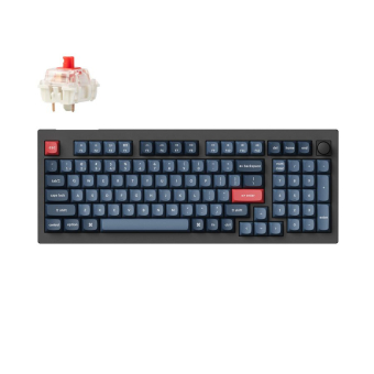 Keychron V5 Max QMK/VIA (V5M-D1) Wireless BT/2,4/Wired Custom Mechanical Keyboard Red Switch 96% US