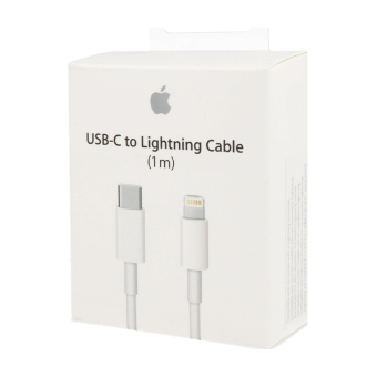 Apple Καλώδιο data / φόρτισης USB-C σε Lightning Λευκό 1m (MQGJ2ZM/A)