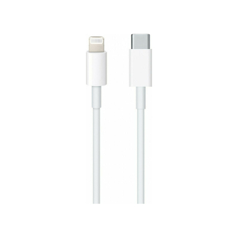 Apple Καλώδιο data / φόρτισης USB-C σε Lightning Λευκό 1m (MQGJ2ZM/A)