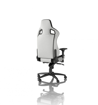 noblechairs EPIC Gaming Chair Breathable, 4D armrests, 60mm casters - black/white