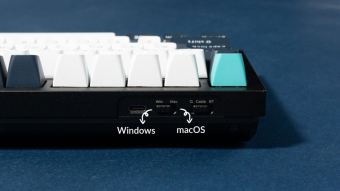 Keychron Q6 Max (Q6M-M1) QMK/VIA Wireless Custom Mechanical Keyboard-Red Switch 100% US Layout