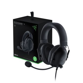 Razer BLACKSHARK V2 X for XBOX Licensed - 7.1 Gaming Headset – Audio Jack - XBOX/PC/PS4/PS5/Switch